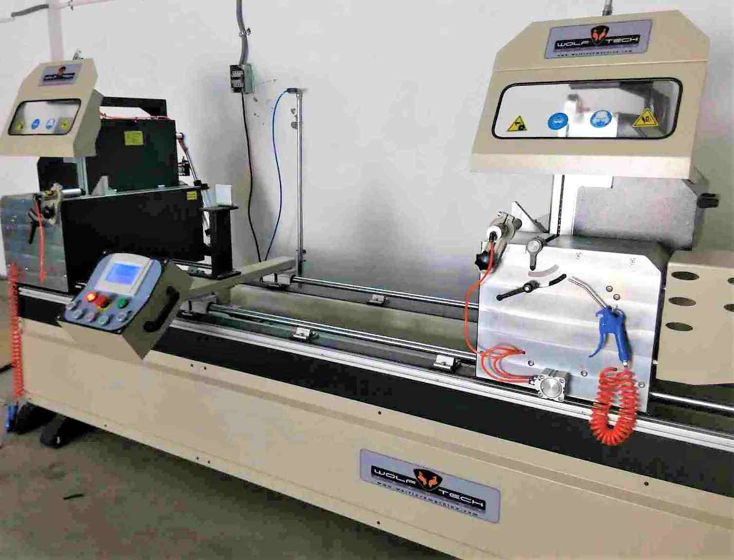 Automatic double head cutting machine for aluminium in india